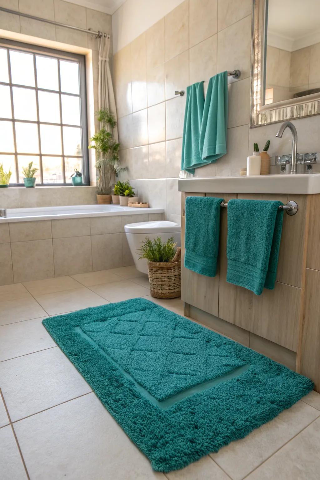 10 Stylish Bathroom Rug Ideas to Transform Your Space - Image 1