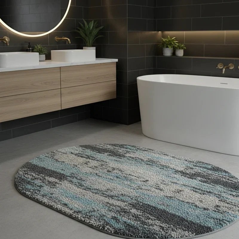 10 Stylish Bathroom Rug Ideas to Transform Your Space - Image 4