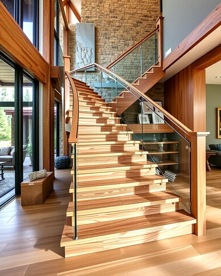 20 Stunning White Oak Staircase Ideas for Your Home - Image 1