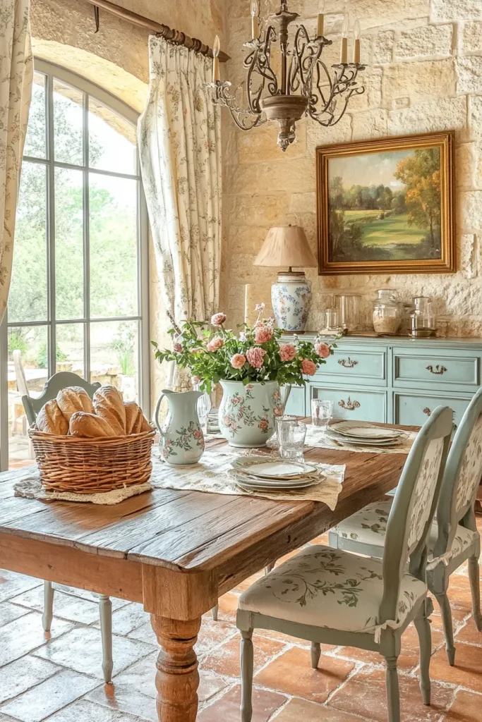 25+ French Country Dining Room Ideas to Create a Rustic Elegant Space - Image 4
