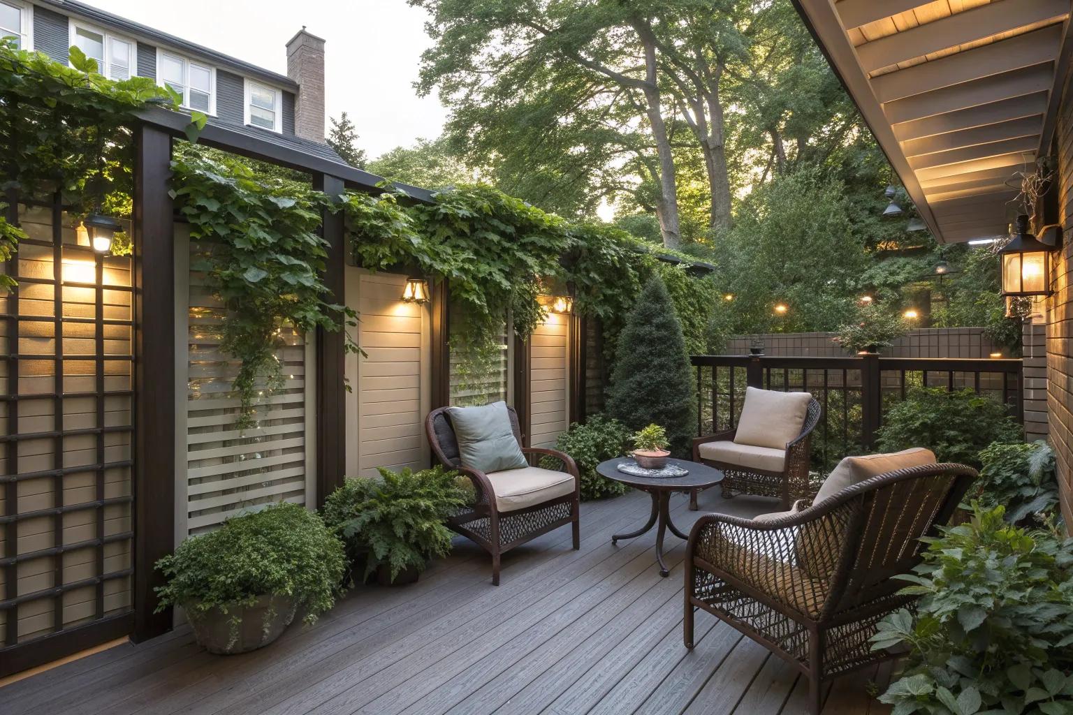 Top Deck Privacy Ideas: Stylish Solutions for Your Outdoor Oasis - Image 1