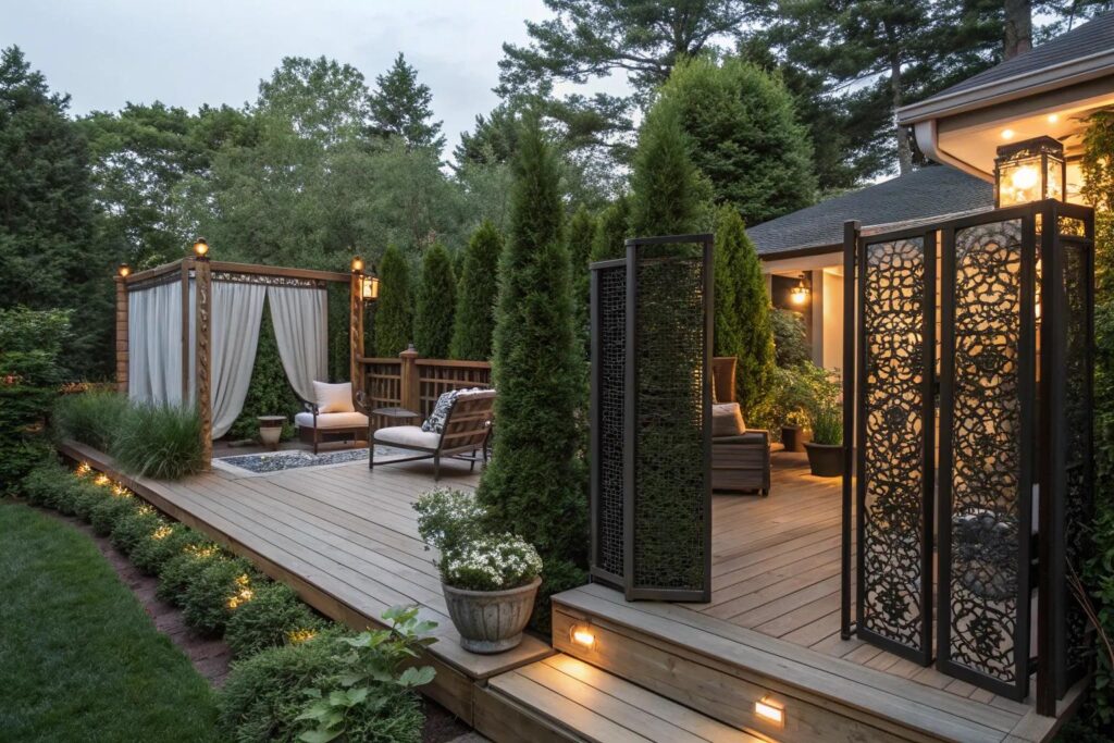 Top Deck Privacy Ideas: Stylish Solutions for Your Outdoor Oasis - Image 2
